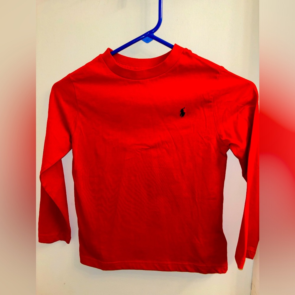 Red Polo Ralph Lauren Shirt for Boys